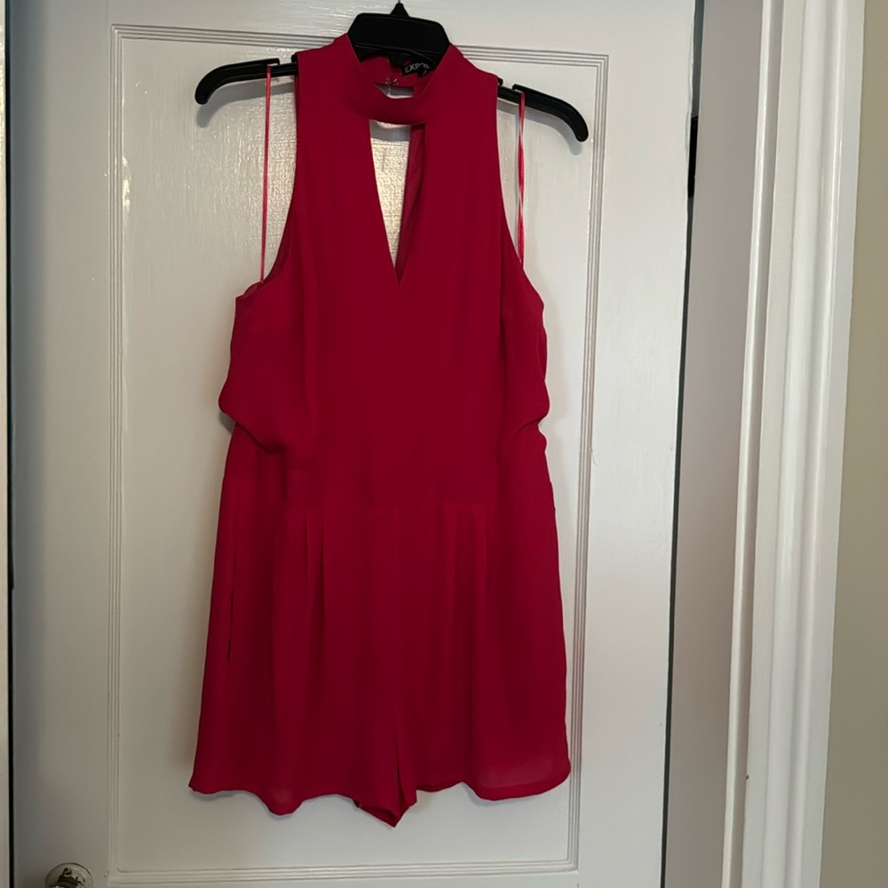 Express women’s pink romper size 12